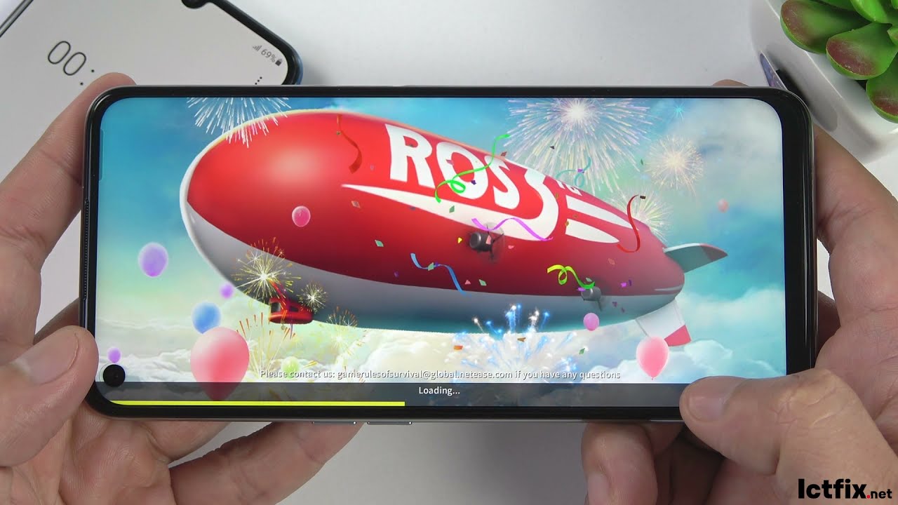 Oppo A74 5G test game Rules Of Survival Ros | Snapdragon 480, 6GB RAM