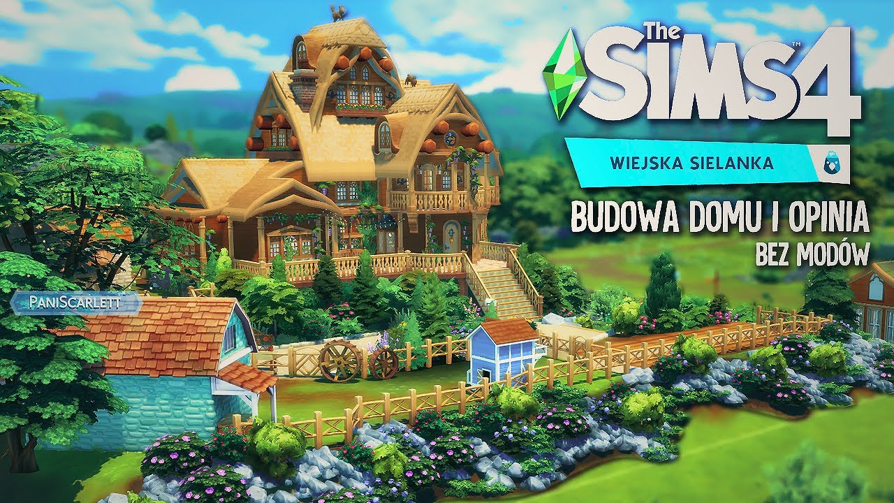 Grałam 36 godzin w WIEJSKĄ SIELANKĘ, poznaj moją opinię + Speed Build The Sims 4 z dodatku