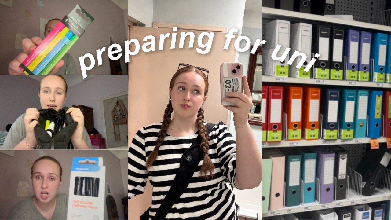 prep with me for my first year of university!