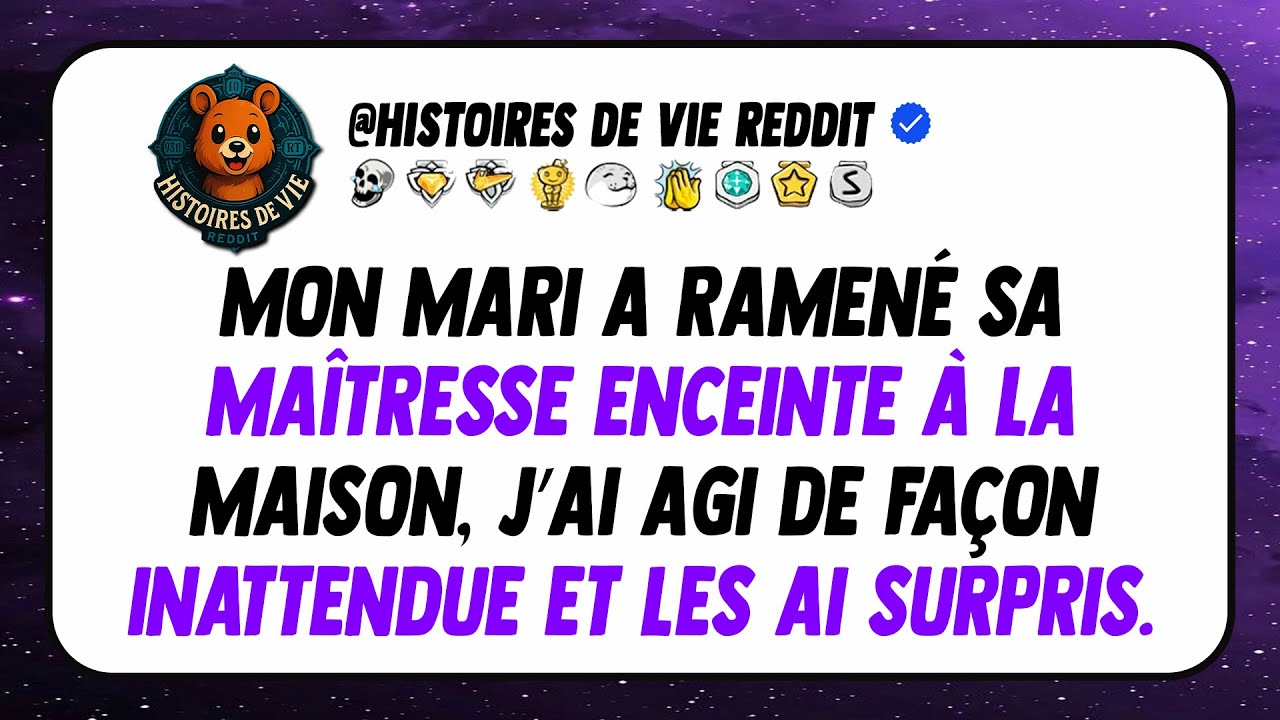 Mon mari a ramené sa maîtresse enceinte à la maison, j’ai agi de façon inattendue et les ai surpris.