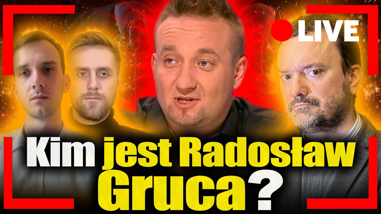 [LIVE] Bez litości. Kim jest Radosław GRUCA? Łukasz Bugajski, FIlip Czaja i Jan Piński