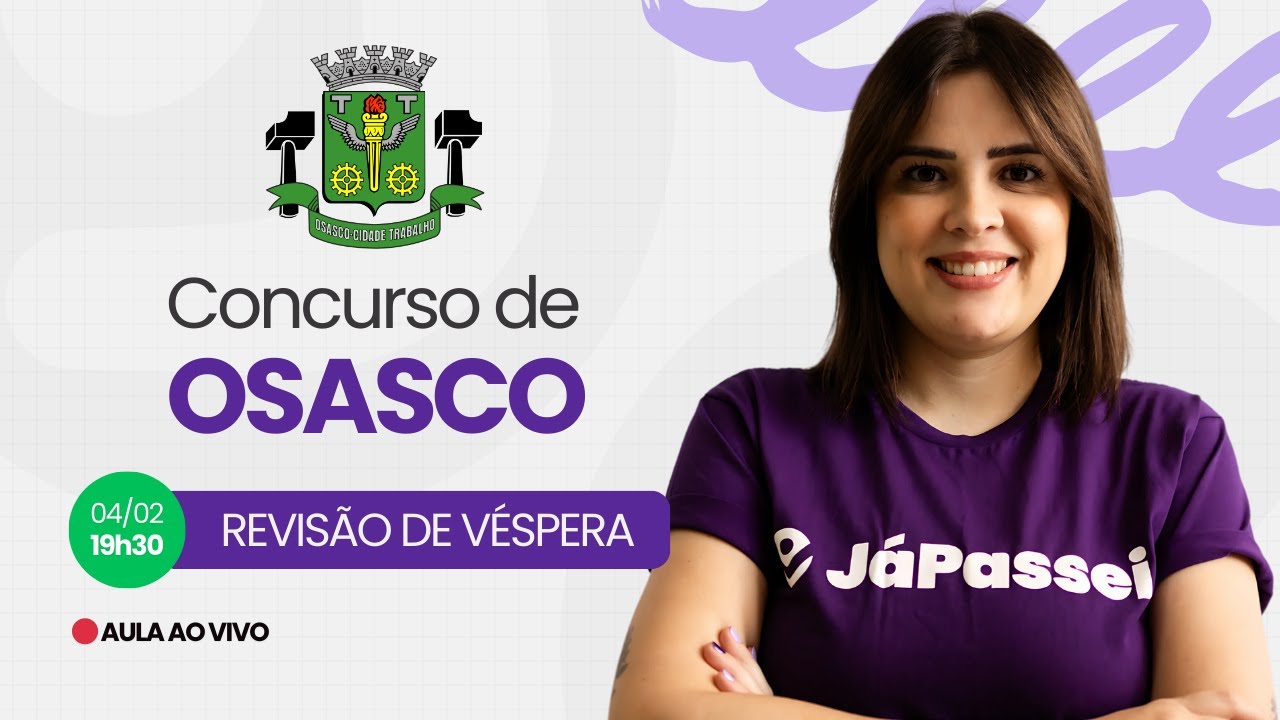 Revisão de Véspera | Concurso de Osasco/SP - PAEB I