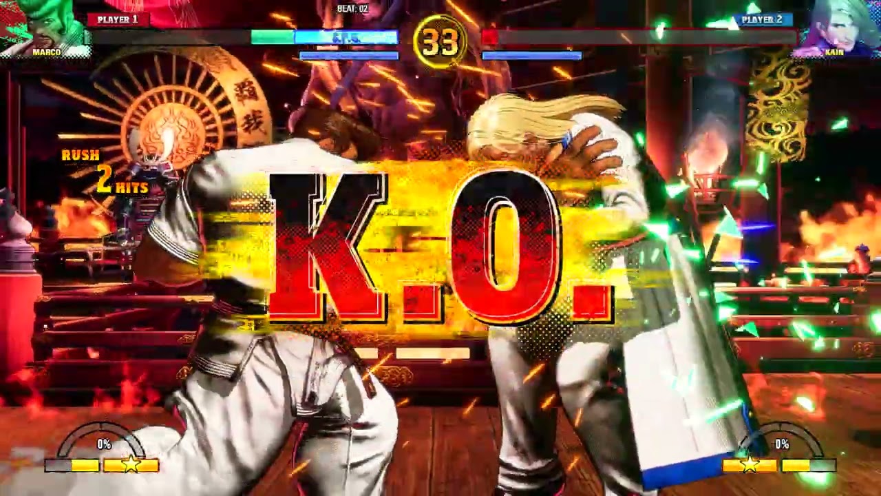 Marco vs Kain - Fatal Fury City of the Wolves