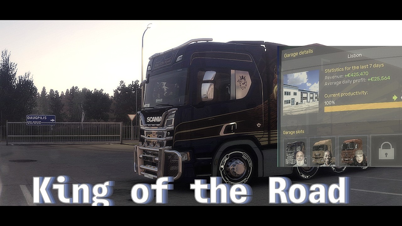 ETS 2 Managing /buying  garages and drivers 🚛🚛 Realistic Graphic ReShade FX