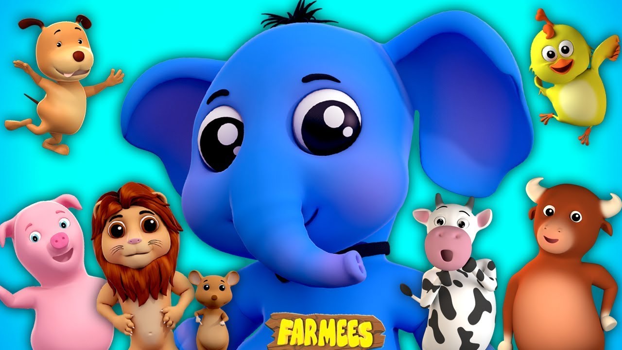 som de animais em portugues | animais canções para crianças | Animals Sound Song | Farmees Português