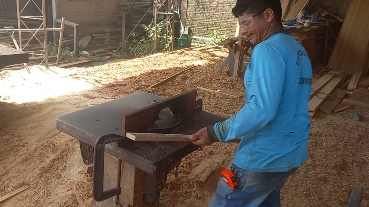 Passando régua na tupia 