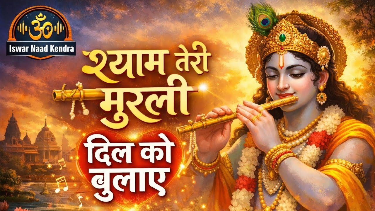 श्याम तेरी मुरली दिल को बुलाए | Radha Krishna Beautiful Bhajan | Iswar Naad Kendra