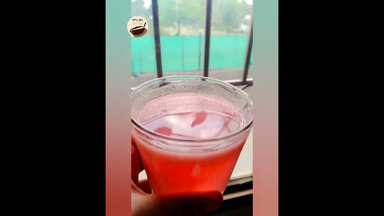 #pinkdrink #lemonade #yummy #drink #shorts #refreshingdrink  #rameenmujeeb