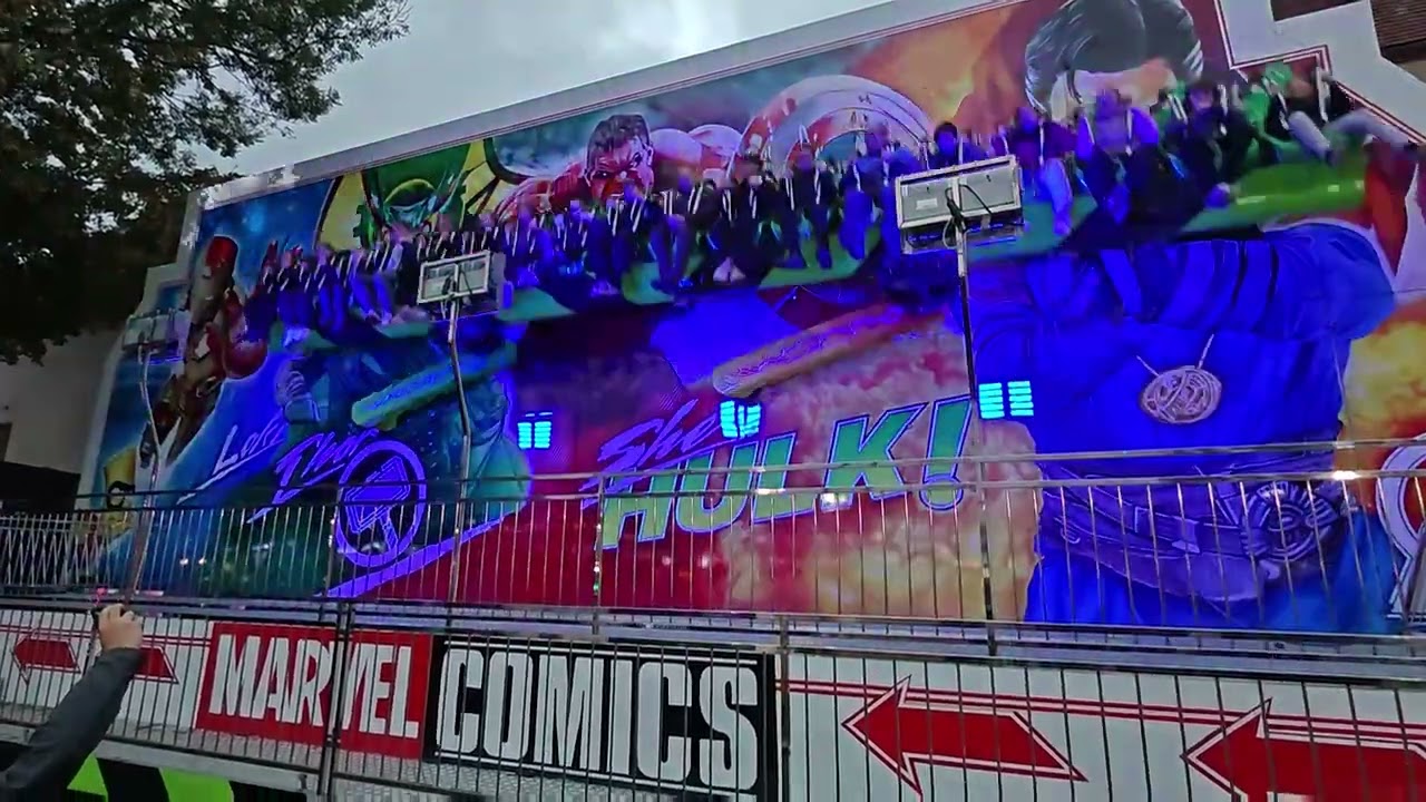 Břevnovské posvícení 2025 - ATRAKCE LAVICE MARVEL / ATTRACTION BENCH MARVEL OFF-RIDE
