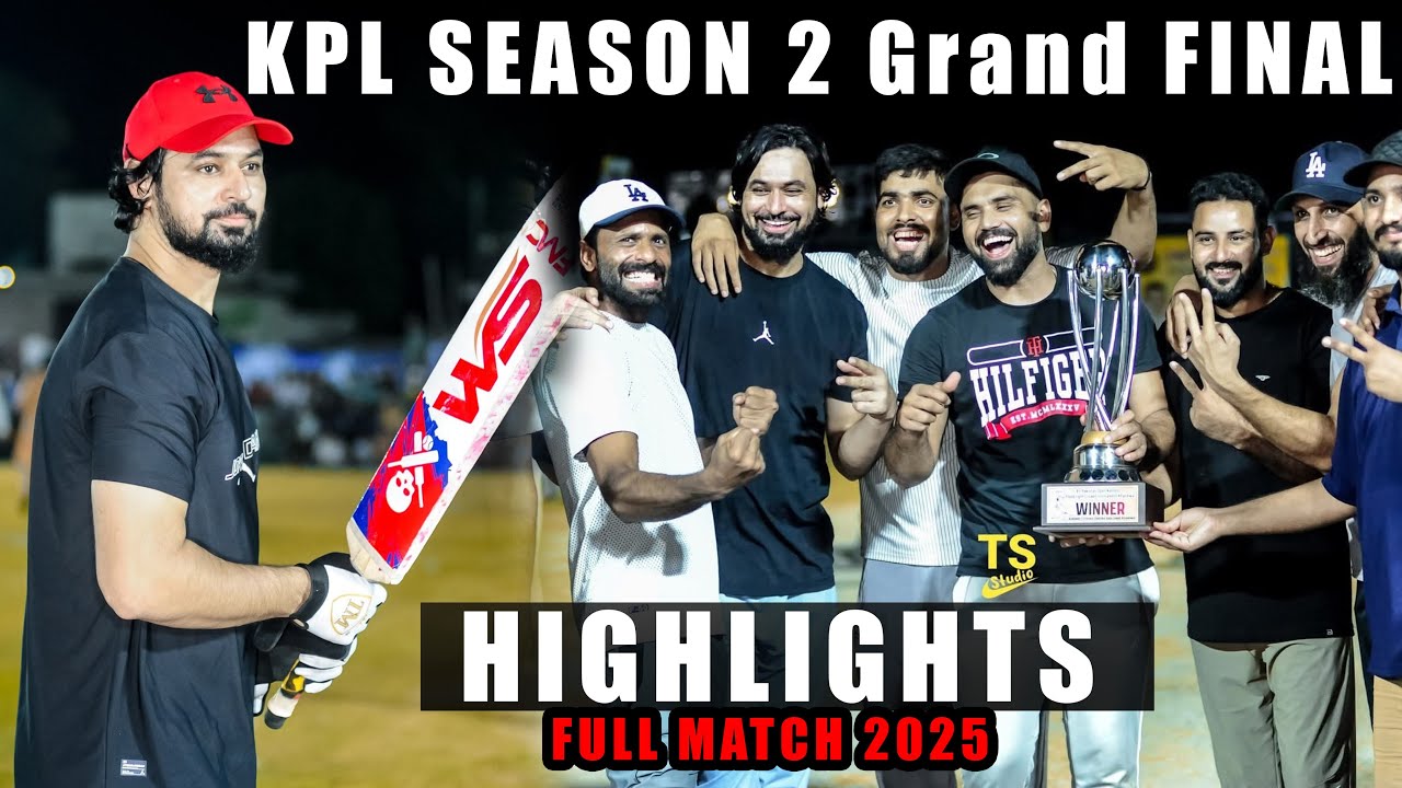 KPL Season 2 Grand Final, Fahad Mian Channu, Taimoor Mirza, Vs Karachi Sherwani Sports 2025