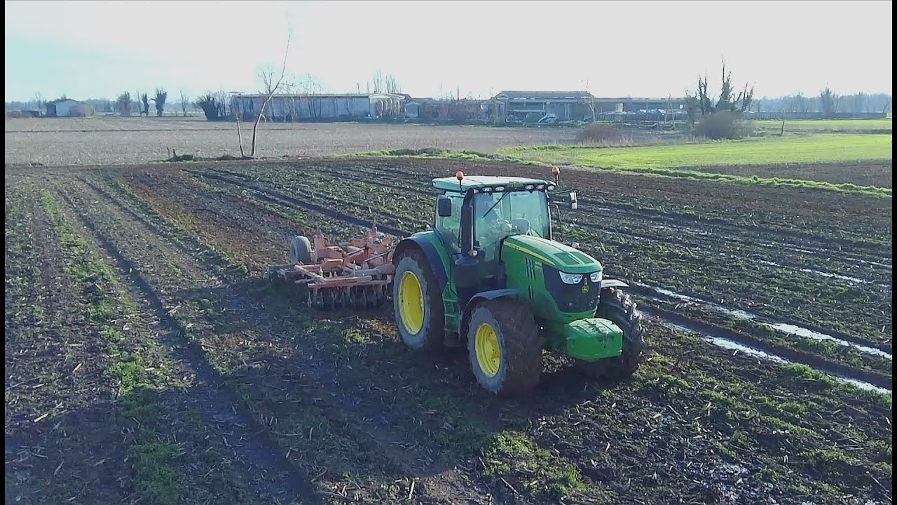 John Deere 6210 R + ma/ag CultiRapid 4 metri | Minima lavorazione 2020 | Minimum tillage