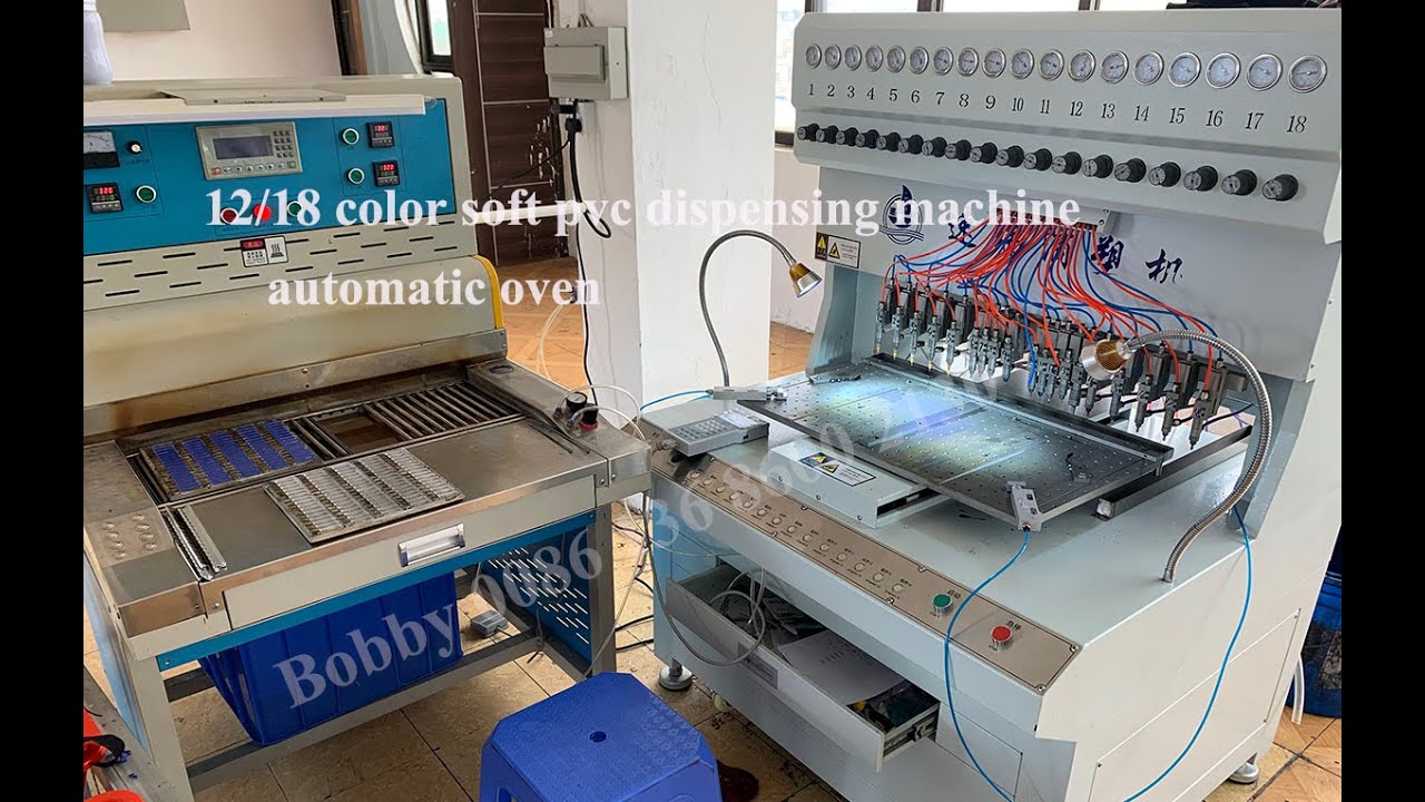 9000pcs pvc zipper puller one pvc dispensing machine & one automatic pvc oven in 10 hours production