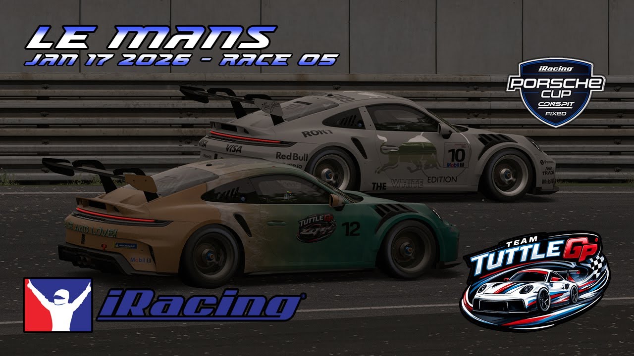 Race #5 iRacing Porsche 911 Cup (992.2) Fixed - Le Mans 2026 01 17