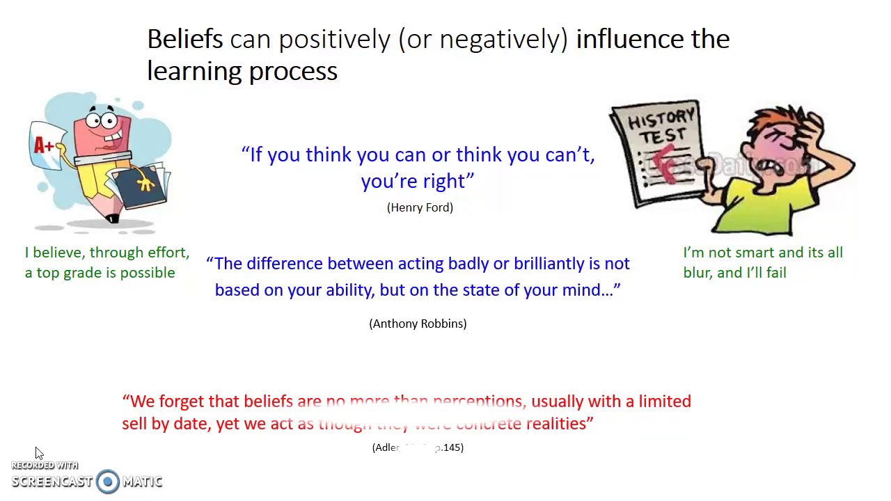 Beliefs and Perception