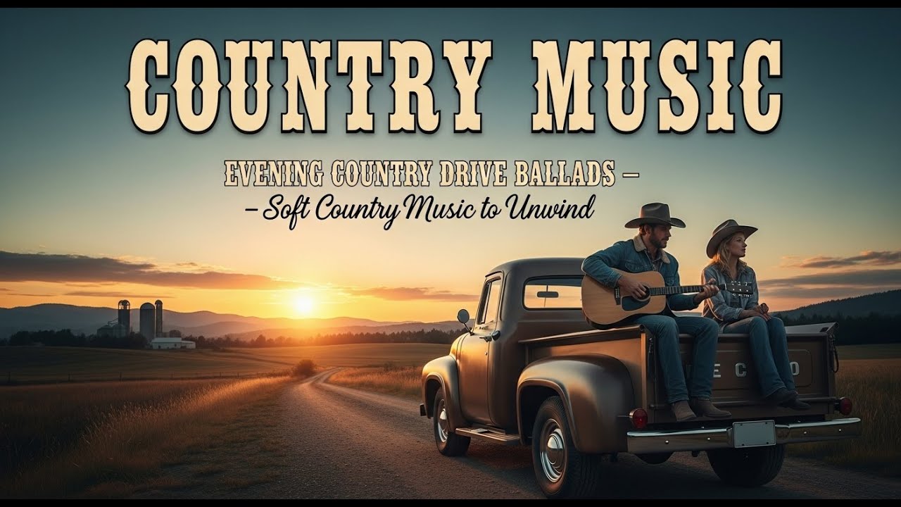 EVENING COUNTRY DRIVE BALLADS – Soft Country Music to Unwind 🌙🚚