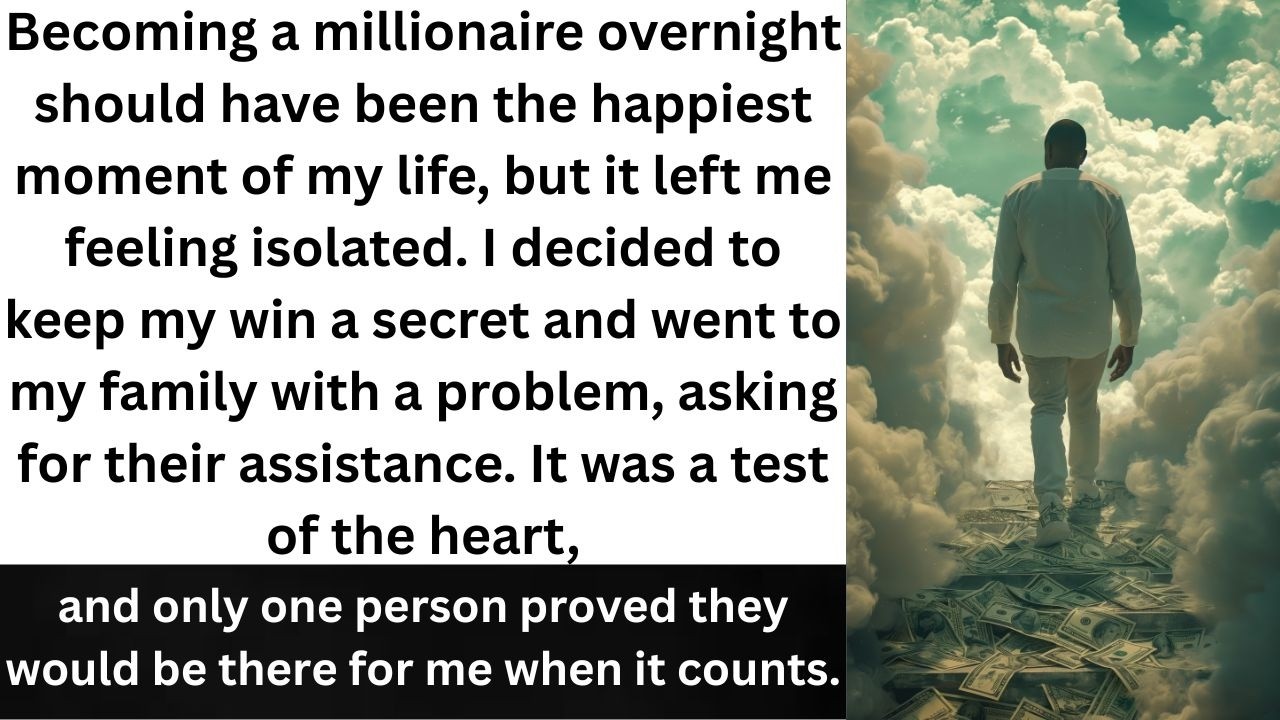 I won millions but told no one. Smart move—only one person proved trustworthy.