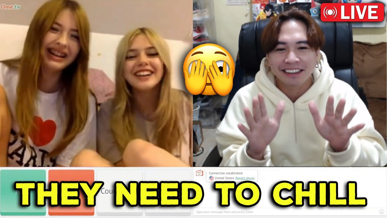 Сестры слишком увлеклись камерой Маркуса Т. Ризз | OME TV | OMEGLE