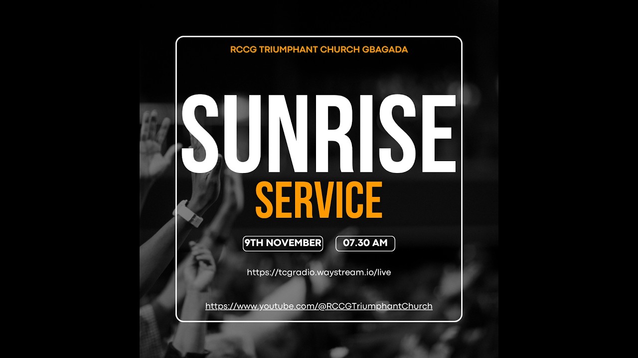 SUNRISE SERVICE | 15TH FEBRUARY 2026