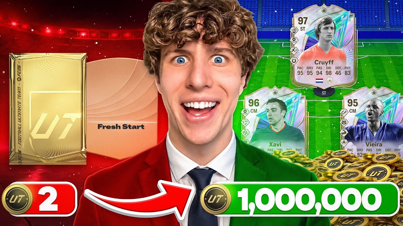 How To EASILY Go From 2 Coins to 1 Million Coins in FC26