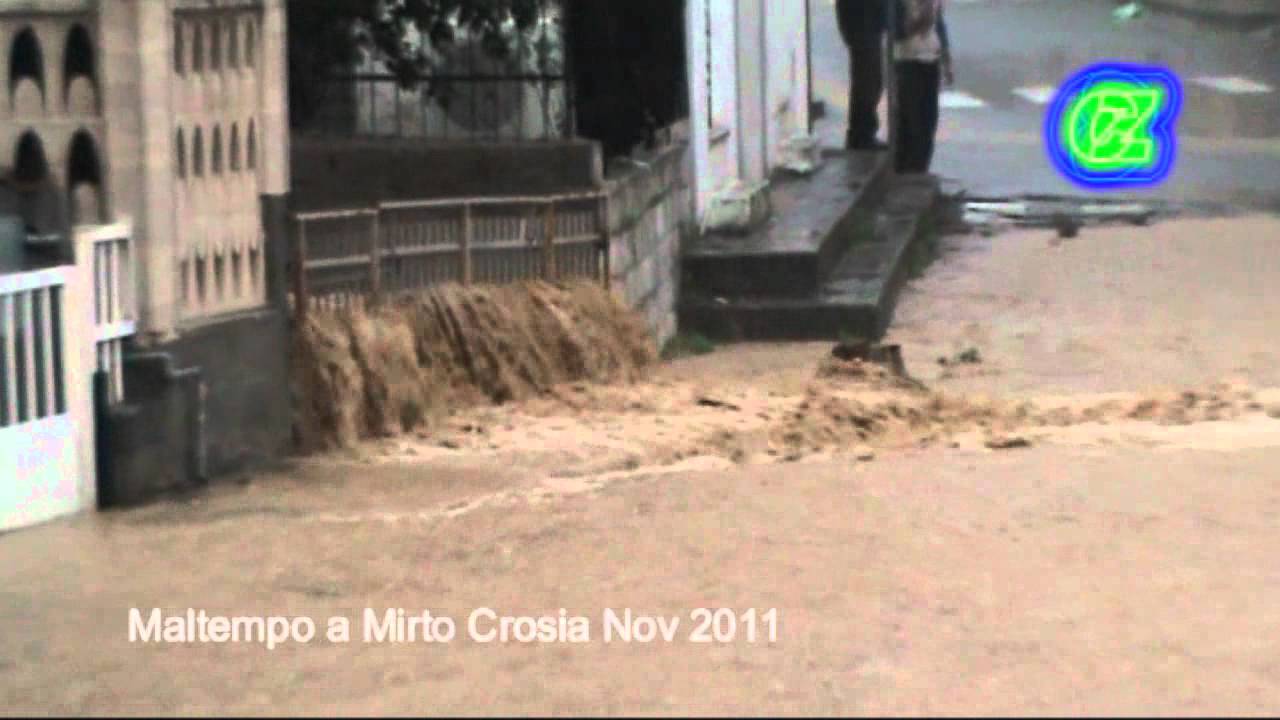 Maltempo a Mirto Crosia.avi