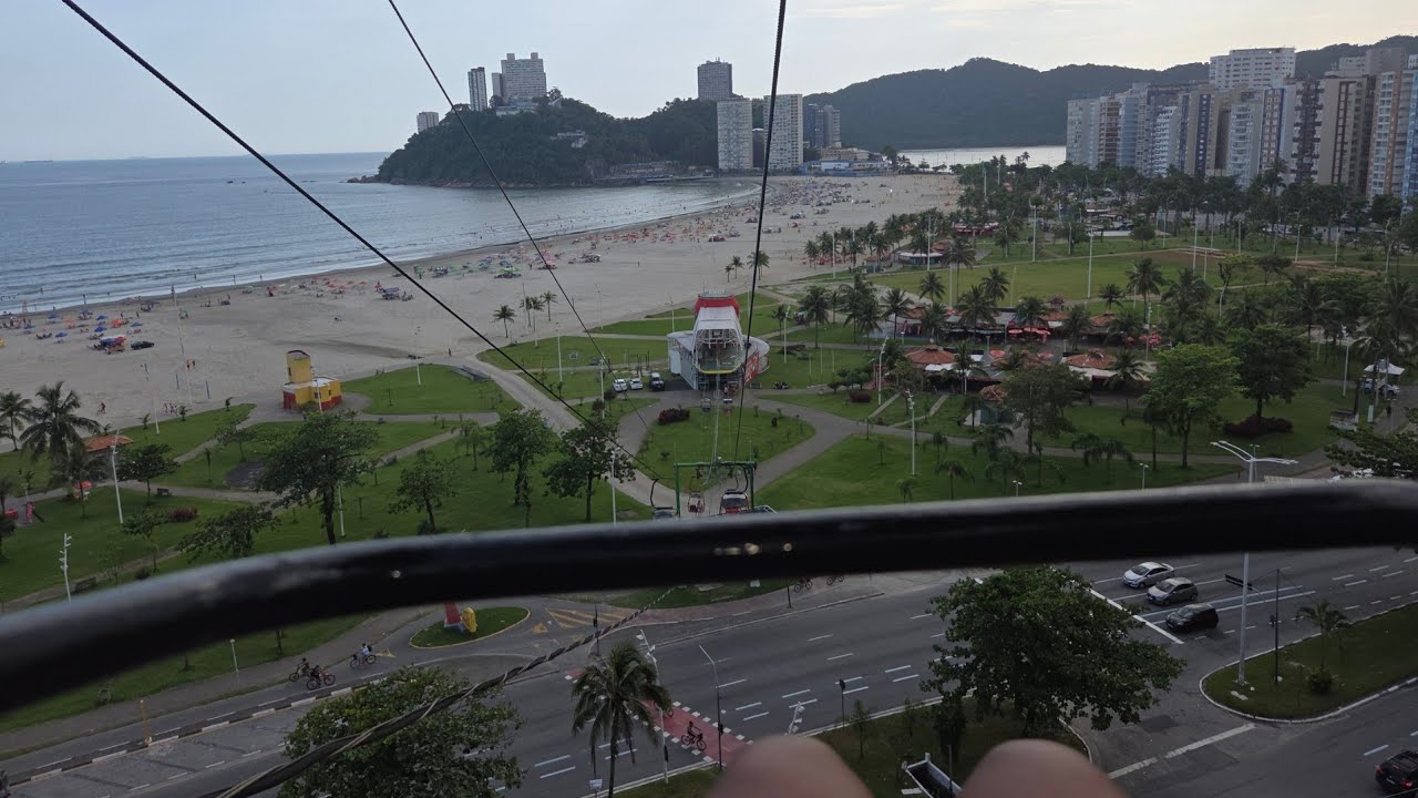 KABELBAAN IN BRAZILÏE (TELEFÉRICO DE SÃO VICENTE ) EN PRAIA SHOPPINGMALL 🇧🇷 deel 5