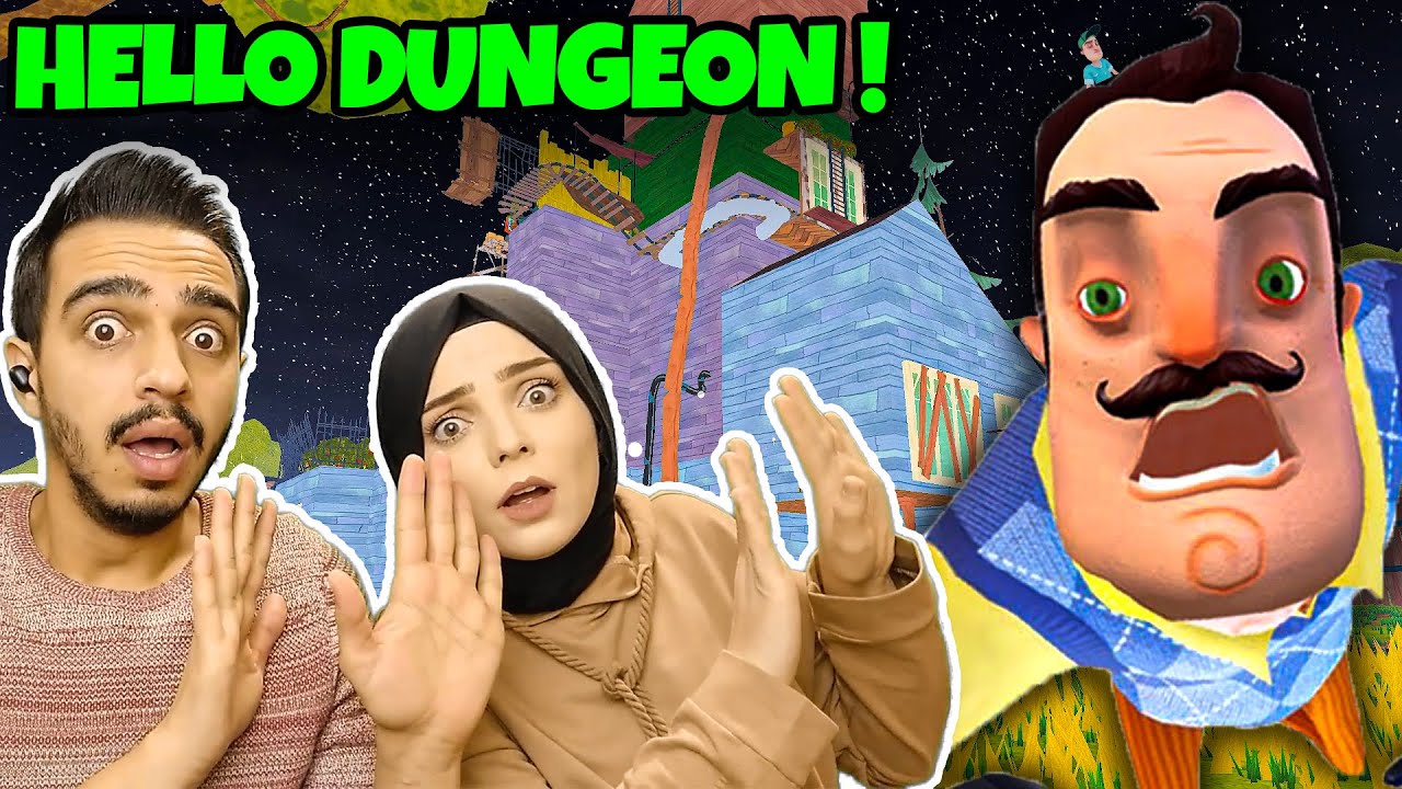 WİLSON ŞAŞKINA DÖNDÜ! HELLO DUNGEON! | Hello Neighbor Mod
