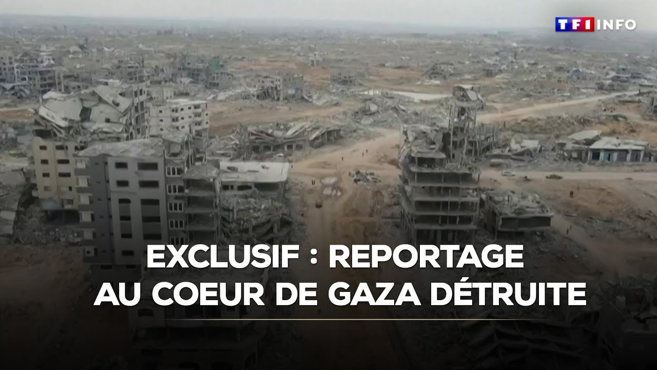 Exclusif : reportage au coeur de Gaza détruite｜TF1 INFO
