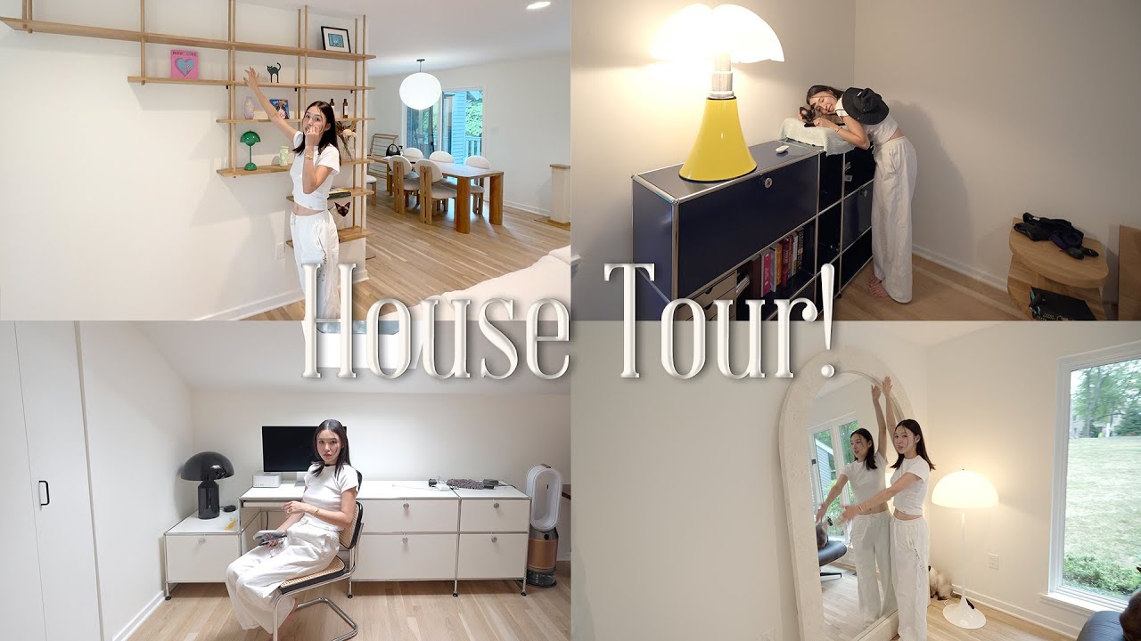 드디어 랜선 집들이!!!🏡 제가 꿈꾸던 가구와 소품들로 가득 채운 80평 미국 집에 여러분들을 초대 합니다 어서 오세요오오오🧡