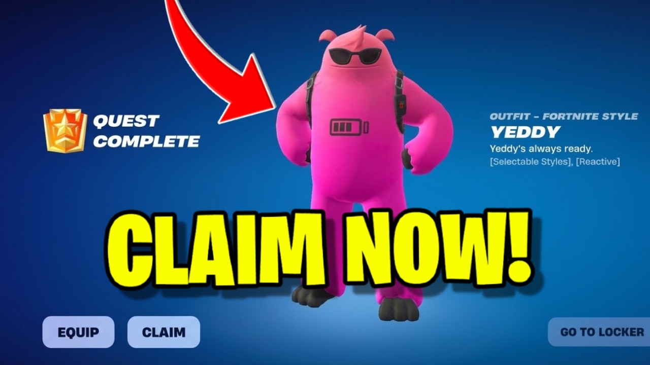 Как выполнить все задания и испытания мобильного приложения YEDDY в Fortnite! (Получите бесплатну...