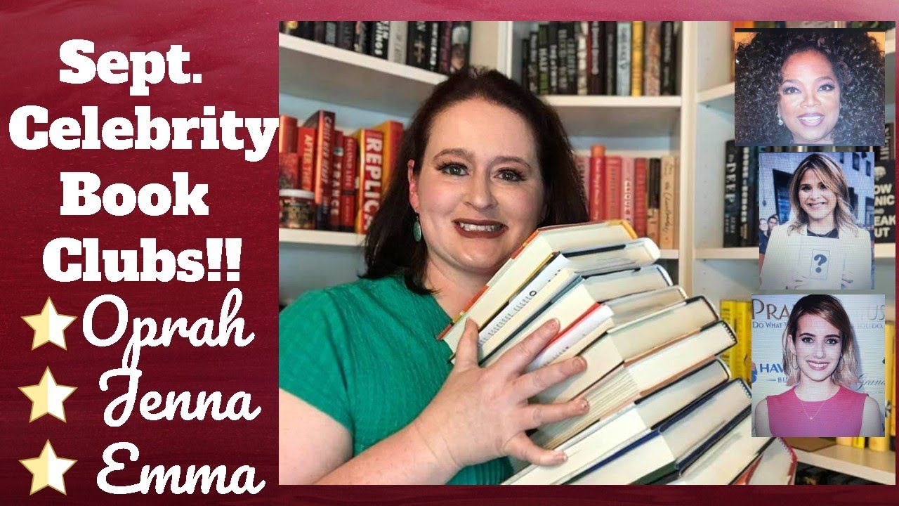 Sept. Celebrity Book Clubs/14 Books!! 📚🎉