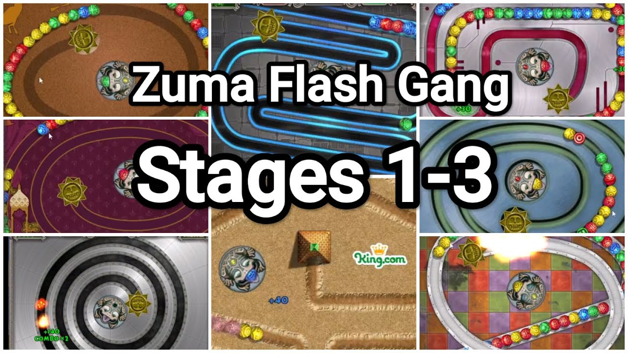 Zuma Flash Gang mod Stages 1-3