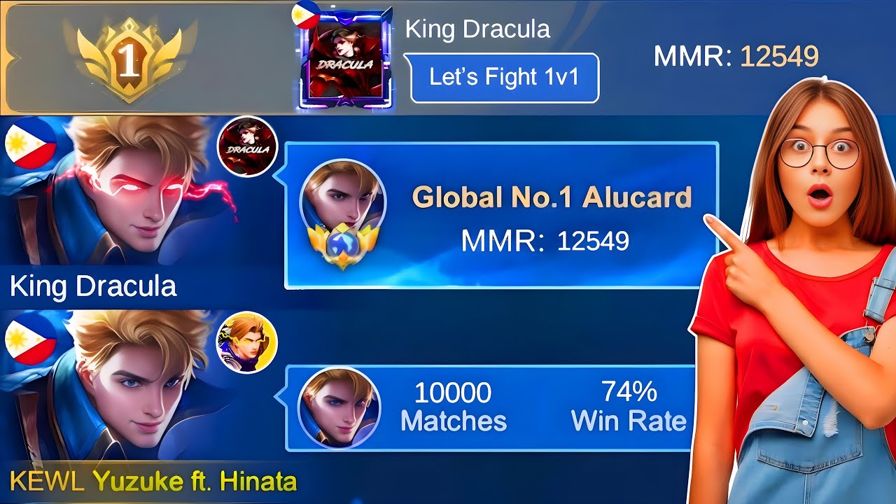I FINALLY MET REAL ALUCARD KING OF ALL!! 👑 (GLOBAL 1 ALUCARD + HE INVITE ME 1v1) - NOT CLICKBAIT