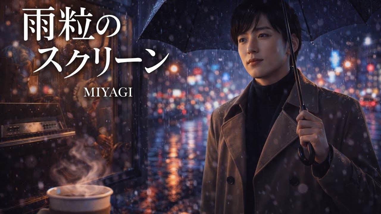 【宮城有名アーティスト】雨粒のスクリーン_【47 Prefecture Artist Series】