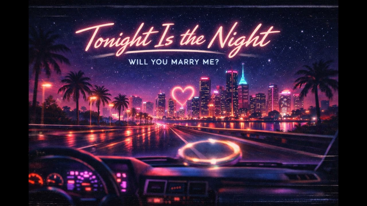 Tonight Is the Night 💍🌌 | Cinematic Synthwave Proposal | Will You Marry Me?
