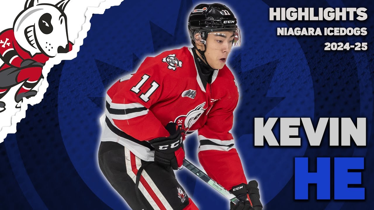 Kevin He | 2024-25 Highlights | Niagara IceDogs