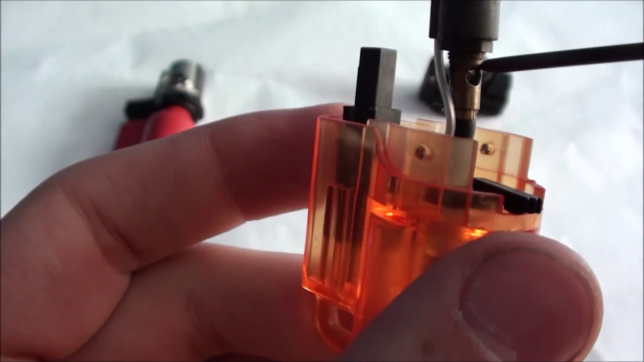 Jak naprawić/ulepszyć zapalniczkę żarową / mini palnik typu jet? How to repair jet lighter?