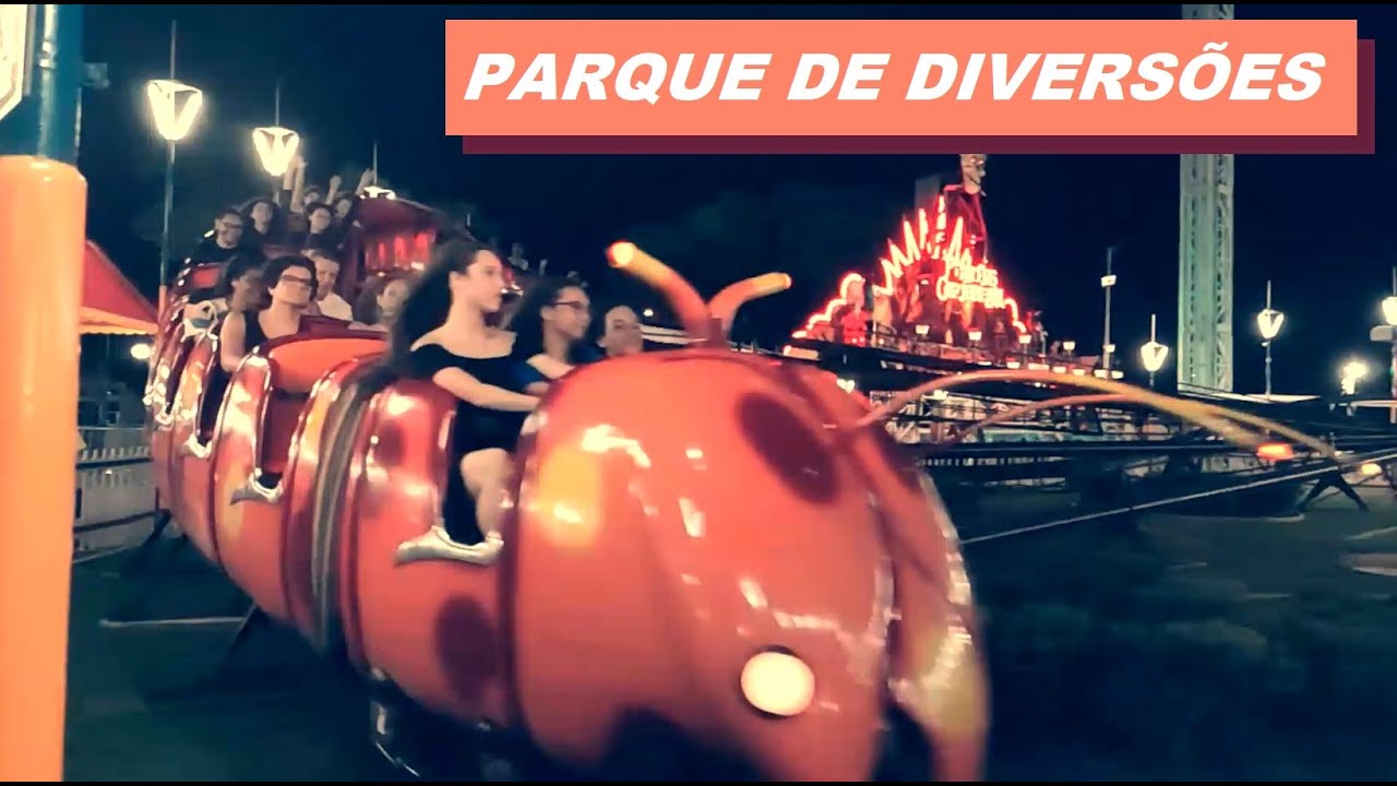 Brinquedo MINHOCÃO Parque de Diversões Guanabara