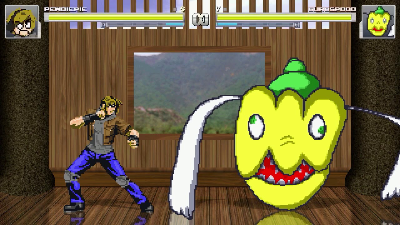 AN Mugen Request #1392: PewDiePie VS Gurospooo