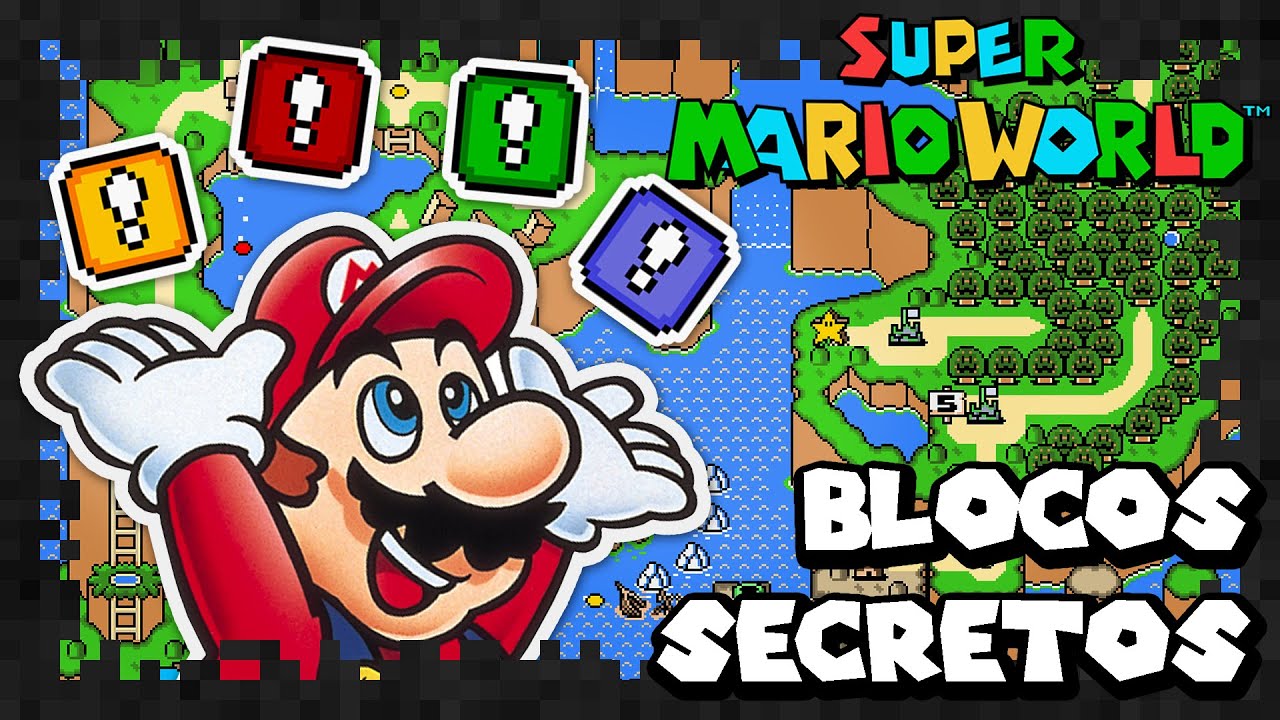 Super Mario World - Como Desbloquear os Blocos Coloridos das Switch Palace