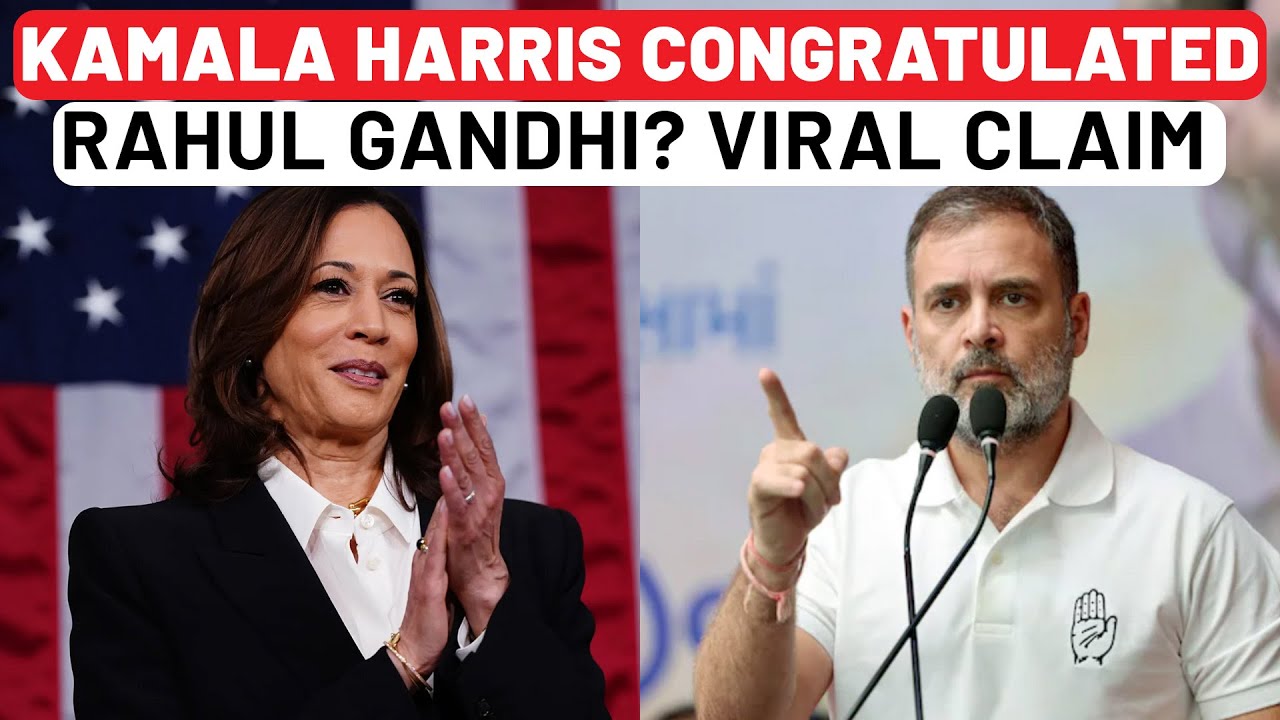 Rahul Gandhi Spoke To Kamala Harris Over Phone? U.S. VP Office Responds To Viral Rumours | Details