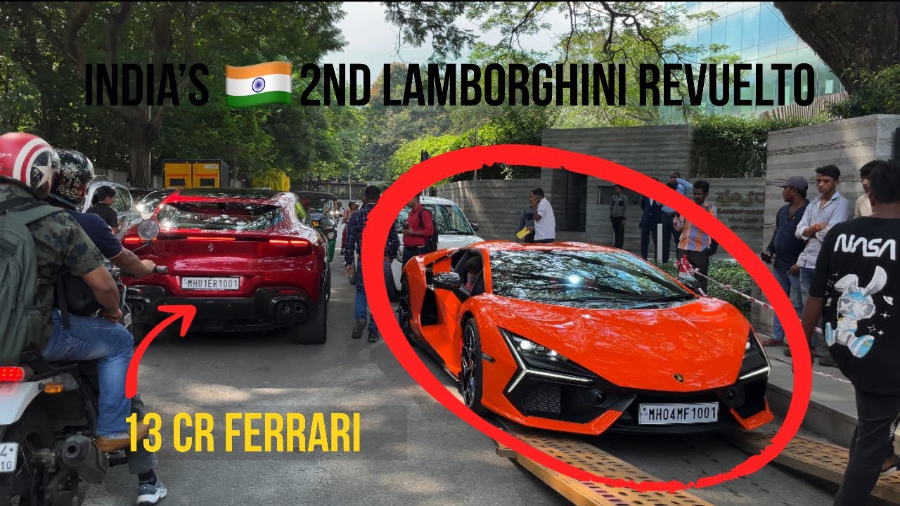 INDIA’s🇮🇳2ND LAMBORGHINI REVUELTO GOT DELIVERED IN BANGALORE || #india #banglore #lamborghini
