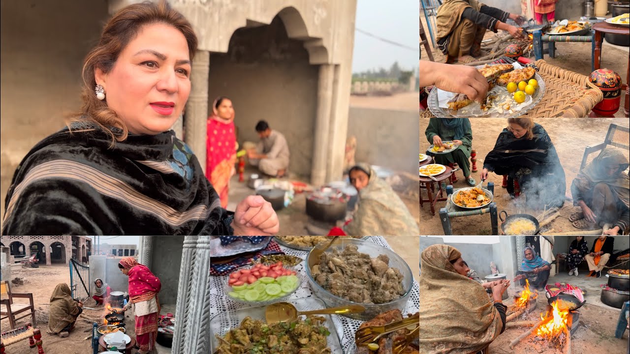Ek din village life ka maza || mazdar khana or appni mitti ke kushboo @PulwashaCooksofficial