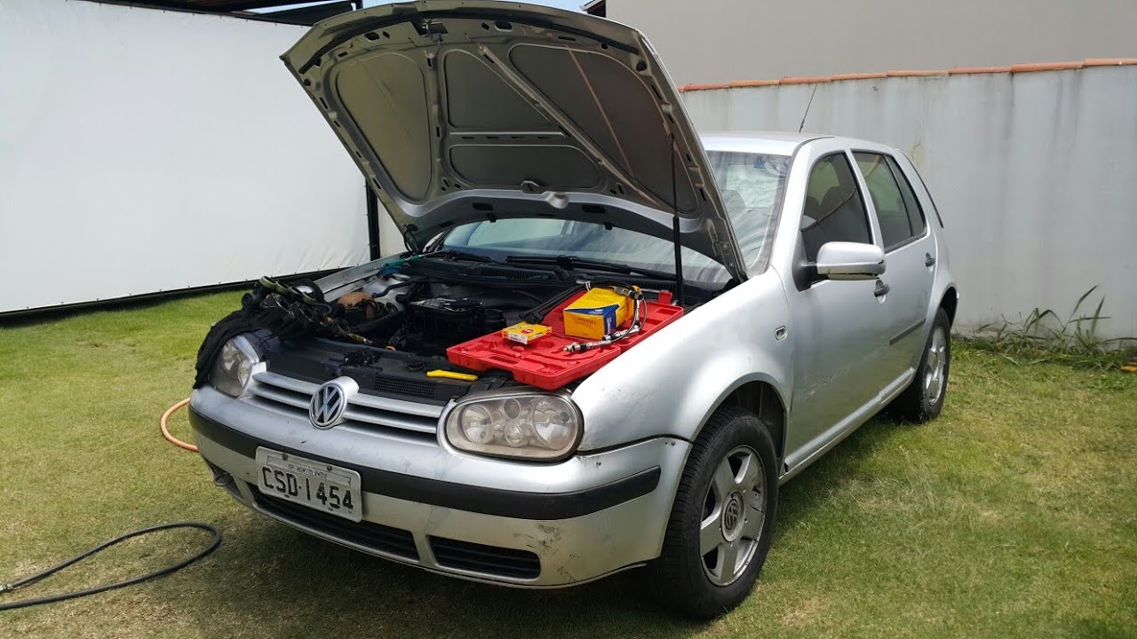 VW Golf 1.6 SR 2001 - Troca de Cabos e Velas  (e surpresinha...)
