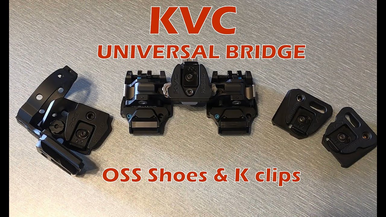 KVC Universal Night Vision Bridge, OSS Shoes & K Clips for dual PVS-14 and FLIR Breach