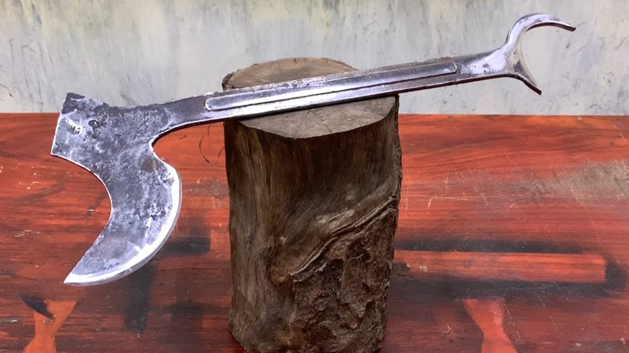 My Forge -  From Broken Machine Repair Tool  /  Make A Perfect Ax