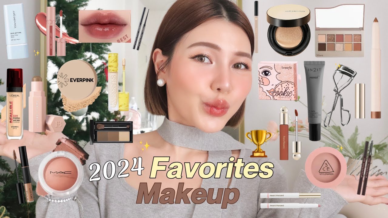 Favorite Makeup 2024 🏆✨ มัดรวมเมคอัพทุกหมวดตลอดปี ใช้ดีที่ชีชูสส มาแล้วค่า ~ 💕| Lukmeerlw.