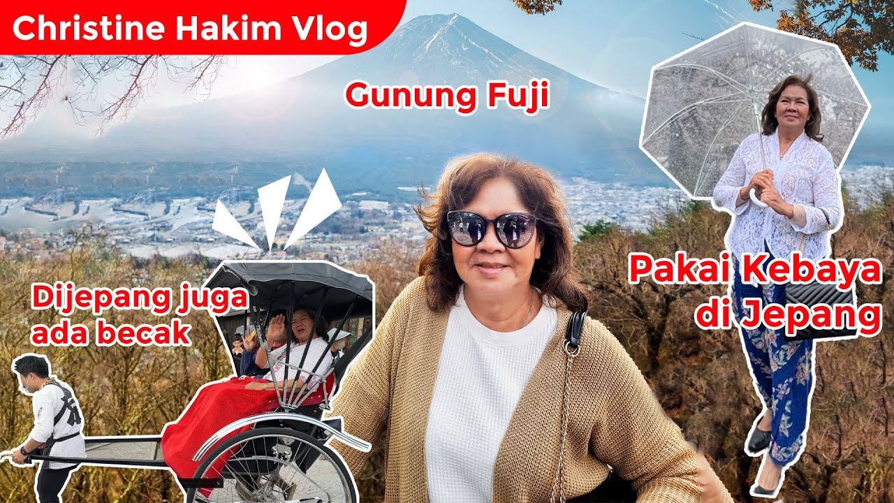 Yang Lain Pakai Kimono Saya Tetap Pakai Kebaya - Christine Hakim Vlog [Episode Jepang]
