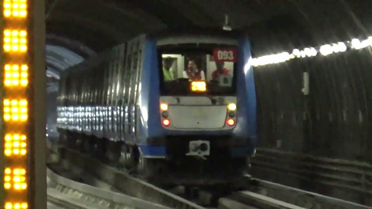 Metro de Santiago | Primer tren a extensión Hospital El Pino | L2