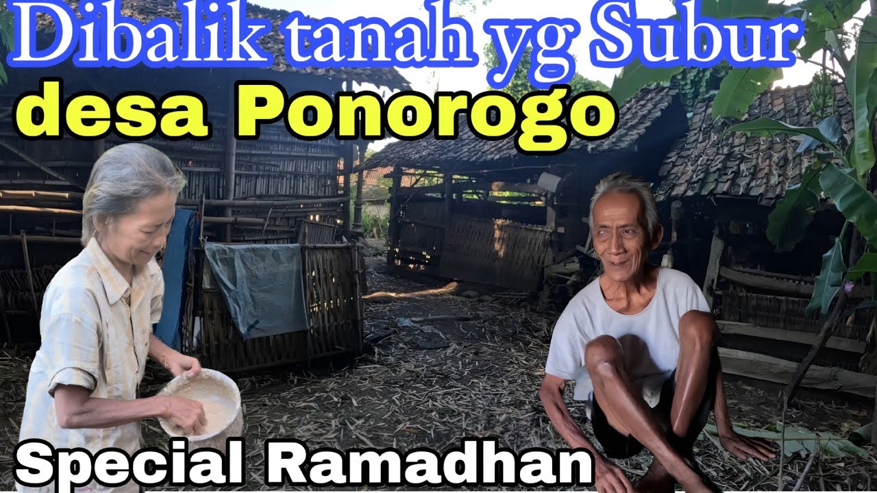 Kehidupan rumah sederhana di desa ponorogo barat (moment ramadhan).