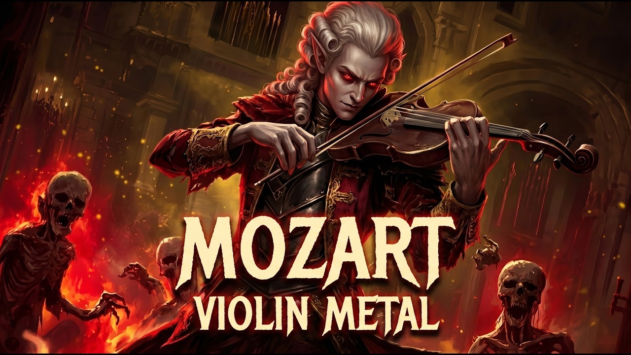 Mozart x Heavy Metal | REQUIEM | Violin Metal - Power & Energy Playlist 🎻🔥⚔️